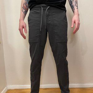Lululemon Mens Small Black Joggers Track pant Sweatpants ribbed